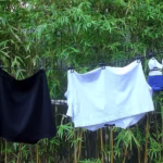 Sfoara pentru Uscarea Hainelor, Flippy, Uscator Sfoara Portabila, 12 Clips-uri Incluse, Lungime 180 cm, PP Cablu de Otel, Negru - imagine 3