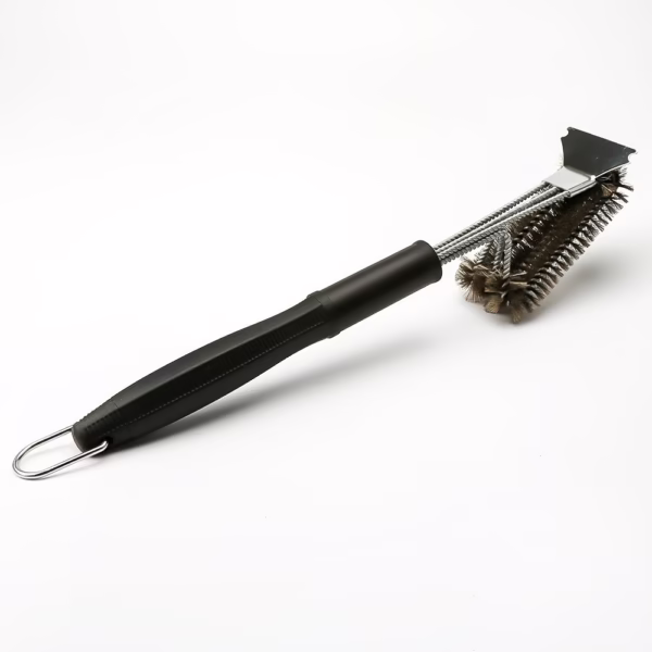Perie de Sarma pentru Gratar, Flippy, Maner 45 cm, din Otel inoxidabil, 45X7X10,  Negru - imagine 5