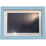 Rama Foto Flippy, cu Magnet, din Lemn, cu Spatiu Pentru Depozitare, Pentru Desene si Picturi A4, Sticla Securizata, Rama MDF, 21x30 cm, Albastru - imagine 9