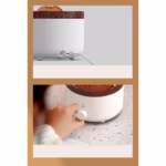 Umidificator de tip vulcan, Flippy, cu aromaterapie, cu telecomanda, 560 ml, model V21A, alb - imagine 8