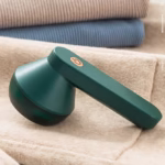 Aparat Pentru Curatat Scame, Par Si Praf, Flippy, Pentru Diferite Tipuri De Material, Cu Lame Din Otel Inoxidabil, Incarcare Prin USB Type-C, Cu Perie De Curatare si Cablu USB Incluse, Verde, 135 x 75 mm - imagine 2
