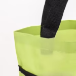 Geanta Pliabila, Flippy, 2 in 1, Carucior cu Roti, pentru Cumparaturi, 19 l, Verde, Plastic, 39 x 46 x 12 cm - imagine 5