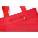Geanta Pliabila, Flippy, 2 in 1, Carucior cu Roti, pentru Cumparaturi, 19 l, Rosu, Plastic, 39 x 46 x 12 cm - imagine 3