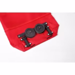 Geanta Pliabila, Flippy, 2 in 1, Carucior cu Roti, pentru Cumparaturi, 19 l, Rosu, Plastic, 39 x 46 x 12 cm - imagine 4