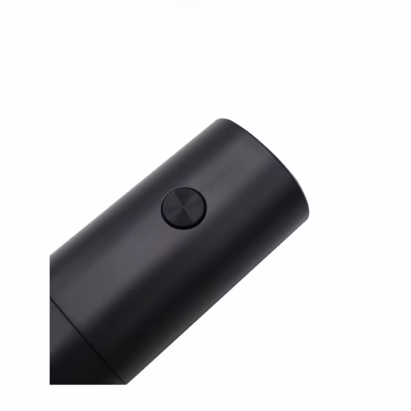 Rasnita Electrica pentru Cafea si Condimente, Flippy, Cutit de Macinare din Otel Inoxidabil, Incarcare cu Baterii, Optiuni Diferite de Macinare, Usor de Manevrat, 18x5.5cm, Negru - imagine 5
