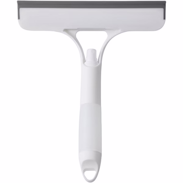 Racleta de Curatare 3 in 1, Flippy, Multifunctional, Pentru Casa si Masina, Pulverizator de Spray, Racleta din Silicon si Burete, 21.5 x 25.7 cm, Alb - imagine 1