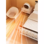 Aeroterma cu Incalzire Ceramica PTC, Flippy, din ABS, Oprire Automata, Protectie Supraincalzire, 700/1200W, 220V, 21 x 16 x 11 cm, Alb - imagine 6