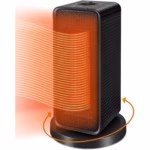 Aeroterma / Radiator Flippy, 1200 W, 2 trepte de putere, termostat reglabil, Negru - imagine 6