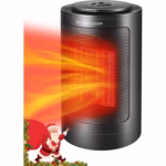 Aeroterma / Radiator ceramic Flippy PTC-1500K1, 1500 W, 2 trepte de putere, termostat reglabil, Negru - imagine 2