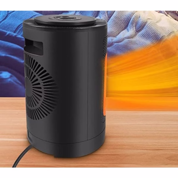 Aeroterma / Radiator ceramic Flippy PTC-1500K1, 1500 W, 2 trepte de putere, termostat reglabil, Negru - imagine 3