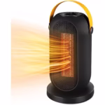 Aeroterma / Radiator Flippy PTC-1500Q1, 1200 W, 2 trepte de putere, termostat reglabil, Negru - imagine 4