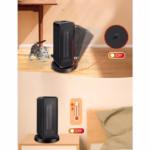 Aeroterma / Radiator Flippy, 1200 W, 2 trepte de putere, termostat reglabil, Negru - imagine 5