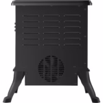 Semineu Electric, Flippy, cu Efect Flacara, 1500/1200W, Incalzire PTC, 220 V, din Plastic Ignifug, 38 x 23 x 45 cm, Negru - imagine 3