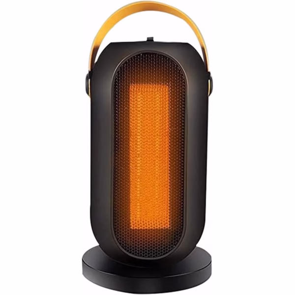 Aeroterma / Radiator Flippy PTC-1500Q1, 1200 W, 2 trepte de putere, termostat reglabil, Negru - imagine 1