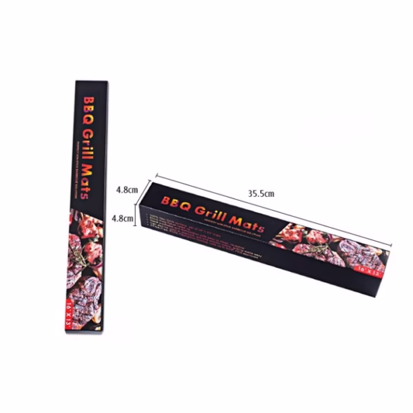 Set 4 Folii Antiaderente din Teflon, Flippy, Multifunctionale, Rezistente la Apa si Temperaturi Ridicate, pentru Gratar, Cuptor, BBQ Grill, 40x33 cm, Negru - imagine 4