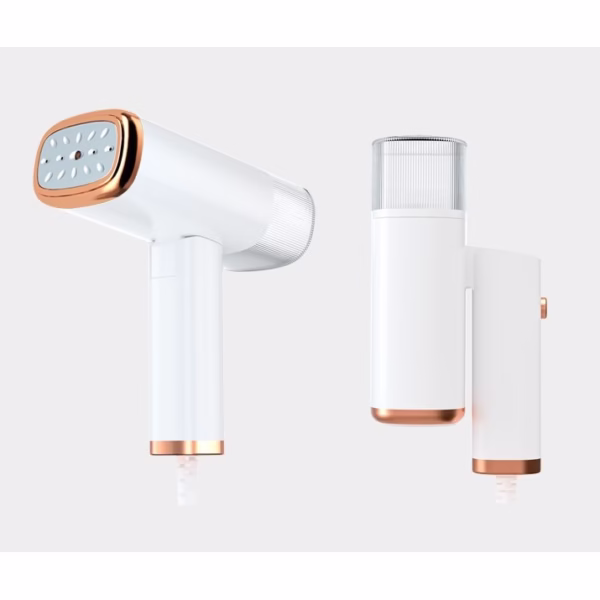 Aparat de Calcat Vertical Portabil cu Abur, Flippy, Putere 1000W, Rezervor de 100 ml, Priza, Functie Anti Calcar si Auto Curatare, Pliabil, 15x17x7.5 cm, Alb - imagine 4