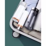 Aparat de Calcat Vertical Portabil cu Abur, Flippy, Putere 1000W, Rezervor de 100 ml, Priza, Functie Anti Calcar si Auto Curatare, Pliabil, 15x17x7.5 cm, Alb - imagine 5