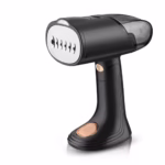 Aparat de Calcat Vertical Portabil cu Abur, Flippy, Putere 1500W, Rezervor Detasabil de 138ml, Priza, Functie Anti Calcar si Auto Curatare, Pliabil, cu Perie, 20x10.5x8 cm, Negru - imagine 9