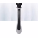 Aparat de Ras Manual, Flippy, din Otel Inoxidabil, Suport Lama + 10 Capete de Schimb Incluse, Cutie pentru Lame, Negru - imagine 3