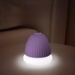 Aparat de Scame 2 in 1, Flippy, Curatare Haine si Lampa de Veghe, 3 Trepte, Incarcare Tip C, 4 W, 9 x 10 cm, Mov - imagine 4