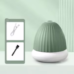 Aparat de Scame 2 in 1, Flippy, Curatare Haine si Lampa de Veghe, 3 Trepte, Incarcare Tip C, 4 W, 9 x 10 cm, Verde - imagine 2
