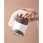 Aparat Pentru Curatat Scame, Par Si Praf, Flippy, cu LED, Pentru Diferite Tipuri De Material, Cu Lame Din Otel Inoxidabil, Compartiment de Depozitare, Maner Reglabil, 11x10.5x8.7 cm, Alb - imagine 4