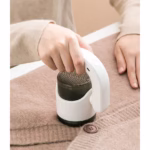 Aparat Pentru Curatat Scame, Par Si Praf, Flippy, cu LED, Pentru Diferite Tipuri De Material, Cu Lame Din Otel Inoxidabil, Compartiment de Depozitare, Maner Reglabil, 11x10.5x8.7 cm, Alb - imagine 8
