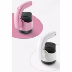 Aparat Pentru Curatat Scame, Par Si Praf, Flippy, cu LED, Pentru Diferite Tipuri De Material, Cu Lame Din Otel Inoxidabil, Compartiment de Depozitare, Maner Reglabil, 11x10.5x8.7 cm, Roz - imagine 7
