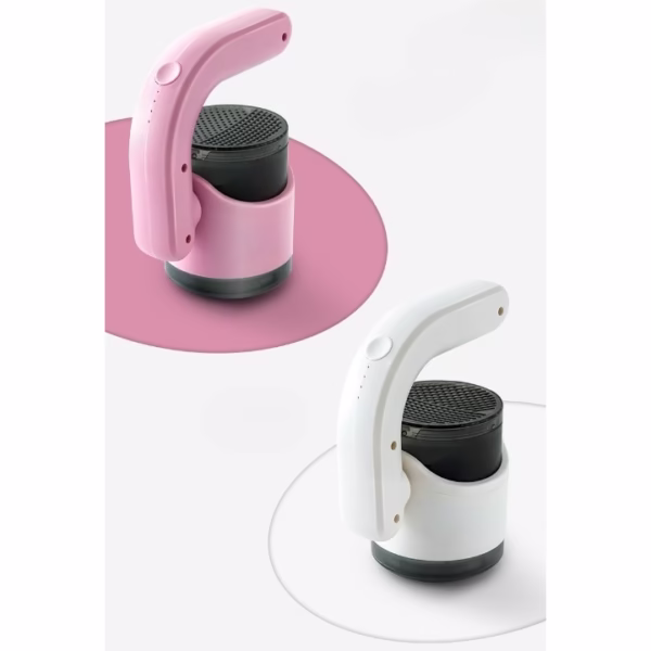 Aparat Pentru Curatat Scame, Par Si Praf, Flippy, cu LED, Pentru Diferite Tipuri De Material, Cu Lame Din Otel Inoxidabil, Compartiment de Depozitare, Maner Reglabil, 11x10.5x8.7 cm, Roz - imagine 7