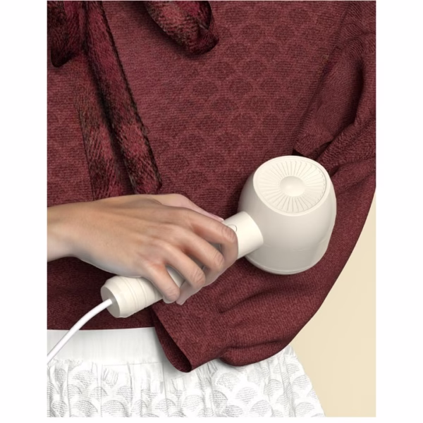 Aparat Pentru Curatat Scame, Par Si Praf, Flippy, Pentru Diferite Tipuri De Material, Cu Lame Din Otel Inoxidabil, Incarcare Prin USB Type-C, Cu Perie De Curatare, Cablu USB Si Stick Cu Lipici Incluse, Alb, 220 x 86 mm - imagine 4