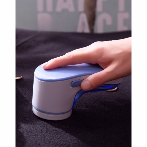 Aparat Pentru Curatat Scame, Par Si Praf, Flippy, Pentru Diferite Tipuri De Material, Cu Lame Din Otel Inoxidabil, Incarcare Prin USB Type-C, Cu Perie De Curatare si Cablu USB Incluse, Albastru, 15 x 7 cm - imagine 5