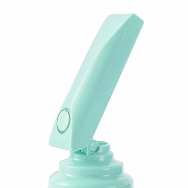 Aparat Pentru Curatat Scame, Par Si Praf, Flippy, Trimmer pentru Diferite Tipuri De Material, Cu Lame Din Otel Inoxidabil, Maner Flexibil, Incarcare Prin USB, 13x8 cm, Verde - imagine 3