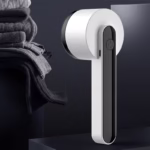 Aparat Pentru Curatat Scame, Par Si Praf, Flippy, Trimmer pentru Diferite Tipuri De Material, Cu Lame Din Otel Inoxidabil, Maner Ergonomic, Incarcare Prin USB, Alb - imagine 2