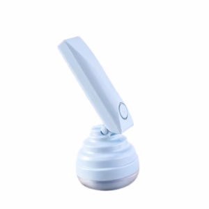 Aparat Pentru Curatat Scame, Par Si Praf, Flippy, Trimmer pentru Diferite Tipuri De Material, Cu Lame Din Otel Inoxidabil, Maner Flexibil, Incarcare Prin USB, 13x8 cm, Albastru