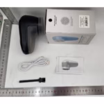 Aparat Scame si Par Haine, Flippy, Electric, USB inclus, Periuta Curatare, pentru Diferite Tesaturi, 13 x 6.8 x 5.8 cm, Negru - imagine 2