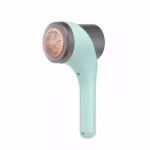 Aparat Scame si Par Haine, Flippy, Electric, USB inclus, Periuta Curatare, pentru Diferite Tesaturi, 3 Trepte, 20.5 x 8.8 x 7 cm, Verde - imagine 3