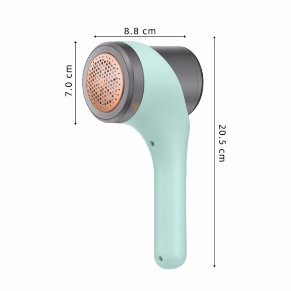 Aparat Scame si Par Haine, Flippy, Electric, USB inclus, Periuta Curatare, pentru Diferite Tesaturi, 3 Trepte, 20.5 x 8.8 x 7 cm, Verde - imagine 4