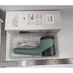 Aparat Scame si Par Haine, Flippy, Electric, USB inclus, Periuta Curatare, pentru Diferite Tesaturi, 3 Trepte, 20.5 x 8.8 x 7 cm, Verde - imagine 2