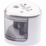 Ascutitoare Electrica cu 2 Gauri, Flippy, Gri, Baterii 4 x AA (neincluse), 7.5 x 7.5 x 7.5 cm, Gri - imagine 7
