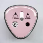 Ascutitoare Electrica cu 2 Gauri, Flippy, Gri, Baterii 4 x AA (neincluse), 7.5 x 7.5 x 7.5 cm, Roz - imagine 3