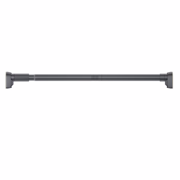 Bara Telescopica Multifunctionala, Flippy, din Otel Inoxidabil si ABS, Utilizare Universala, Extensie 185 - 205 cm, Fara Perforare Perete, Gri - imagine 10