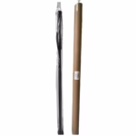 Bara Telescopica Multifunctionala, Flippy, din Otel Inoxidabil, Utilizare Universala, Retractabila 107 - 195 cm, Fara Perforare Perete, Negru