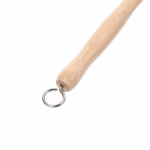 Perie de Curatat Vase si Alimente, Flippy, din Lemn de Fag cu Coada, 24 x 5.8 cm, Perie din Sisal, Crem - imagine 5