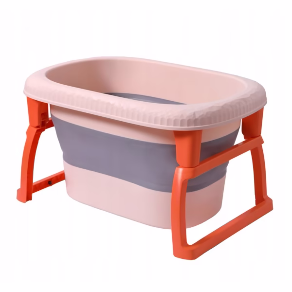 cada-pliabila-pentru-baie-flippy-din-pp-tpe-pentru-copii-0-6-ani-cu-picioare-suport-de-sezut-scurger-main-6784e5ecb253c Cada Pliabila pentru Baie, Flippy, din PP+TPE, pentru Copii 0-6 Ani, cu Picioare, Suport de Sezut, Scurgere Etans, 80 x 52 x 42 cm, Portocaliu - imagine 1