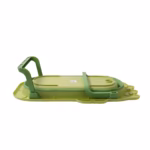 Cada Pliabila pentru Baie, Flippy, din PP+TPR, pentru Copii 0-6 Ani, Model Crocodil, Dop de Scurgere, 80x54x21 cm, Verde - imagine 6