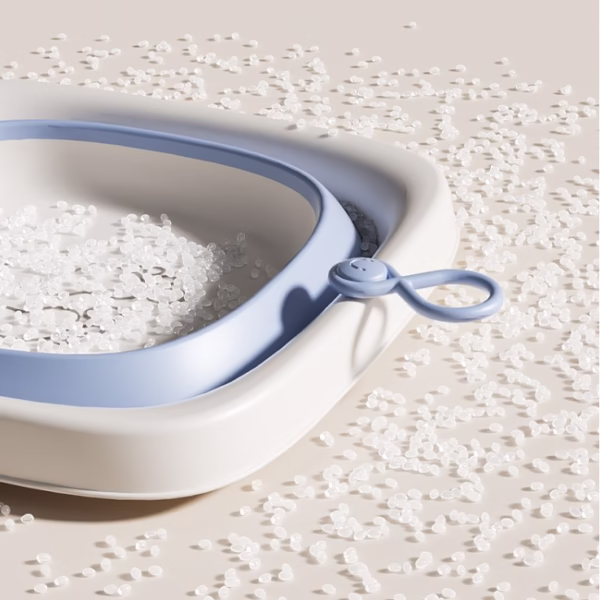 Cada Pliabila pentru Baie pentru Copii, Flippy, Cadita pentru Bebelusi, Model Patrat pentru Fundulet, Albastru, 32x27.5x3.7 cm, 4 L - imagine 5