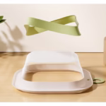 Cada Pliabila pentru Baie pentru Copii, Flippy, Cadita pentru Bebelusi, Model Patrat pentru Fundulet, Verde, 30x30x3.5 cm, 3.5 L - imagine 8