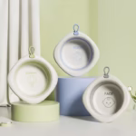Cada Pliabila pentru Baie pentru Copii, Flippy, Cadita pentru Bebelusi, Model Romb cu Balon, Verde, 31.5x31.5x3.5 cm, 3L - imagine 2