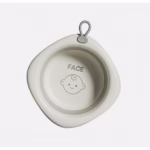 Cada Pliabila pentru Baie pentru Copii, Flippy, Cadita pentru Bebelusi, Model Romb pentru Fata, Gri, 31.5x31.5x3.5 cm, 3L - imagine 5
