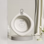 Cada Pliabila pentru Baie pentru Copii, Flippy, Cadita pentru Bebelusi, Model Romb pentru Fata, Gri, 31.5x31.5x3.5 cm, 3L - imagine 9
